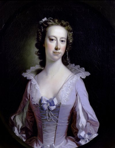 Portret van een Dame door Thomas Hudson