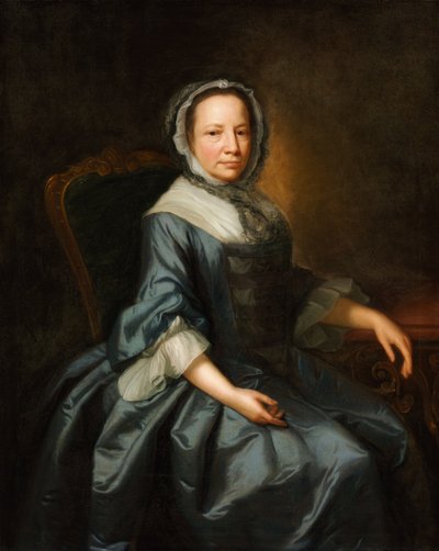 Portret van een dame door Thomas Hudson