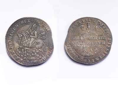 Oxford kroon, 1644 door Thomas J. Rawlins