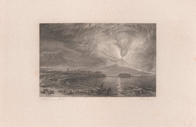 Vesuvius in uitbarsting door Thomas Jeavons