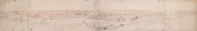 Uitzicht op Canterbury door Thomas Johnson