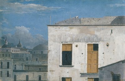 Gebouwen in Napels, 1782 door Thomas Jones