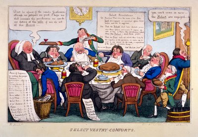 Select vestry comforts door Thomas Jones
