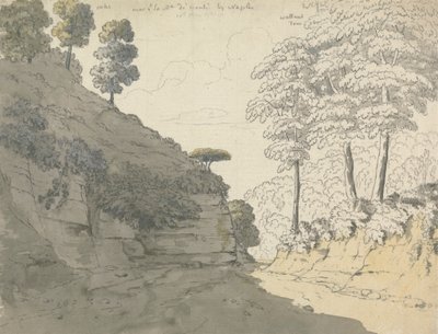 De weg van Santa Maria de Monte naar Napels door Thomas Jones