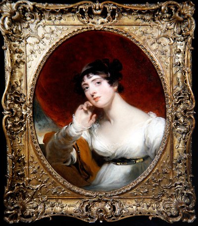 Een Portret van Mevrouw George Frederick Stratton door Thomas Lawrence