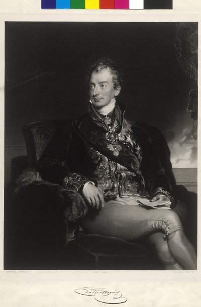 Clement Wenzel Lothar prins von Metternich-Winneburg door Thomas Lawrence