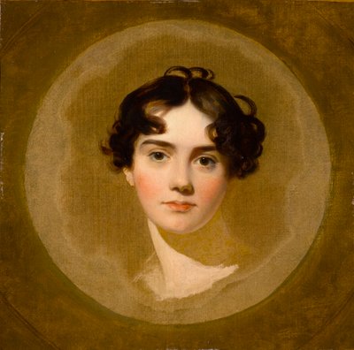 Hoofd van een meisje door Thomas Lawrence