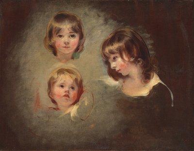 Hoofdstudies van Emilia Mary, Juliana en Maria Boucherett door Thomas Lawrence