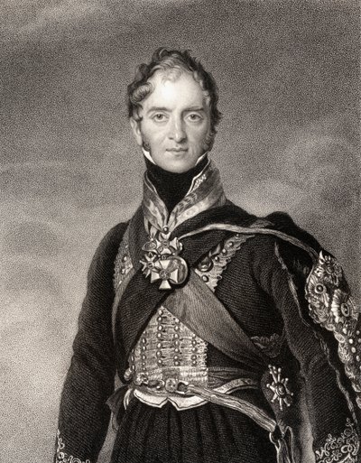 Henry William Paget, 1e Markies van Anglesey, gegraveerd door Samuel Freeman (1773-1857) door Thomas Lawrence