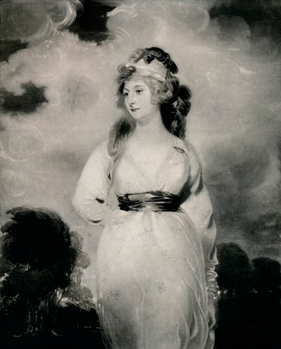 Lady Amelia Anne Hobart, Vicountess Castlereagh, Marchioness van Londonderry, c1800 door Thomas Lawrence