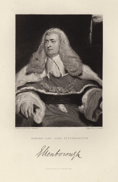 Lord Ellenborough door Thomas Lawrence