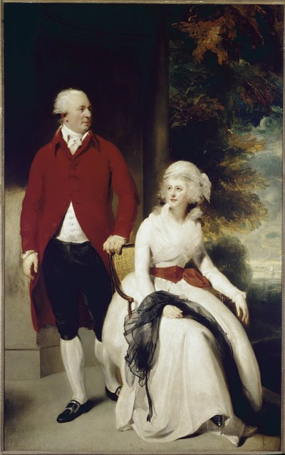 De heer en mevrouw John Julius Angerstein door Thomas Lawrence
