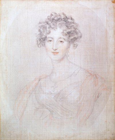 Portret van gravin Elisabeth Vorontsova, 1821 door Thomas Lawrence