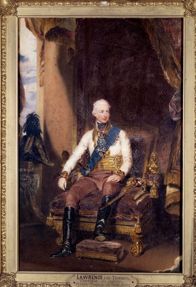 Portret van Francois I (1768-1835) keizer van Oostenrijk, laatste keizer van Duitsland onder de naam Francois II door Thomas Lawrence