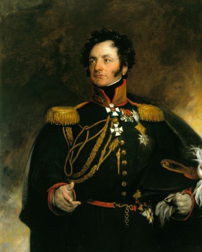 Portret van Generaal Fyodor Petrovich Uvarov 1773-1824, 1818 door Thomas Lawrence