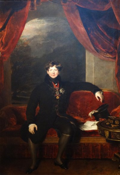 Portret van koning George IV door Thomas Lawrence