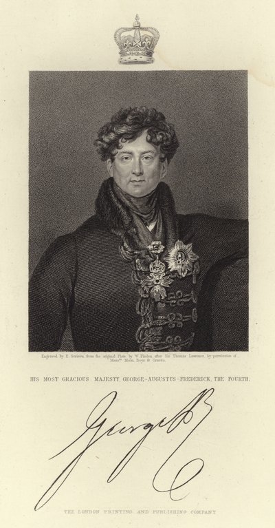 Portret van koning George IV door Thomas Lawrence