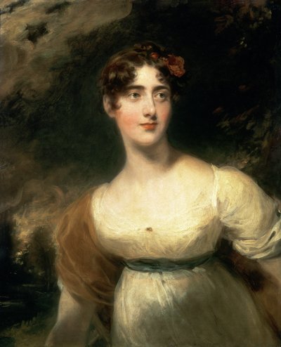 Portret van Lady Emily Harriet Wellesley-Pole, later Lady Raglan door Thomas Lawrence