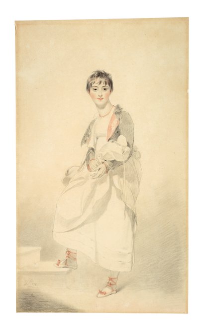 Portret van Lady Frances Hamilton (1795-1860) door Thomas Lawrence