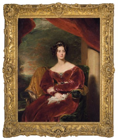 Portret van Mary, Gravin van Wilton, 1829 door Thomas Lawrence