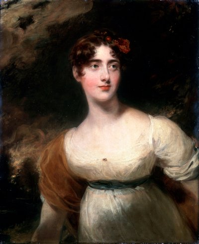 Portret van Milady Emily Harriet Wellesley-Pole Lady Raglan, 1814 door Thomas Lawrence