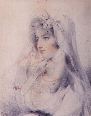 Portret van Mevrouw Angerstein door Thomas Lawrence