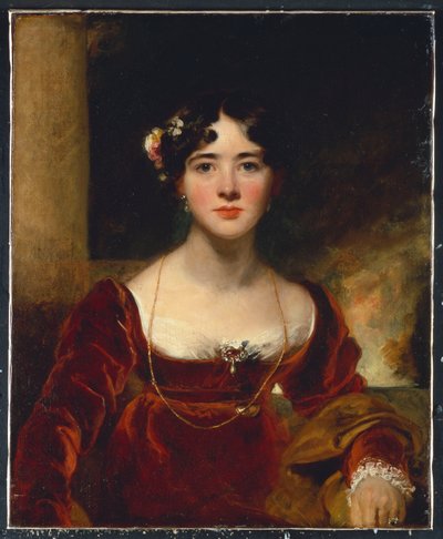 Portret van mevrouw John Allnutt, ca. 1810-15 door Thomas Lawrence