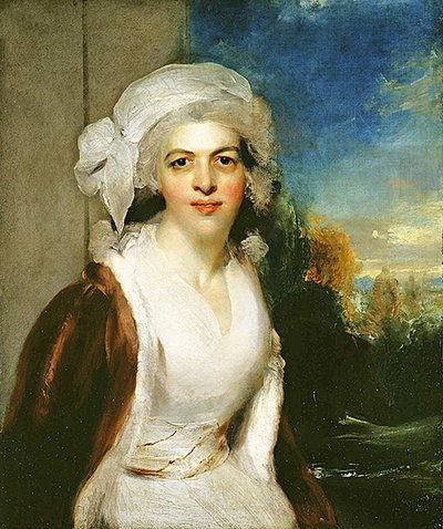 Portret van Rebecca, Lady Simeon door Thomas Lawrence