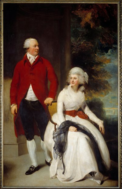 Portret van bankier Julius Angerstein (1735-1823) en zijn tweede vrouw Eliza Payne (1748-1800) door Thomas Lawrence
