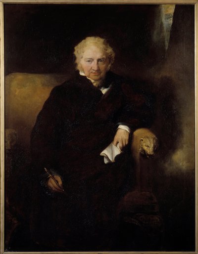 Portret van de schilder Henri Fussli (of Fuseli) door Thomas Lawrence