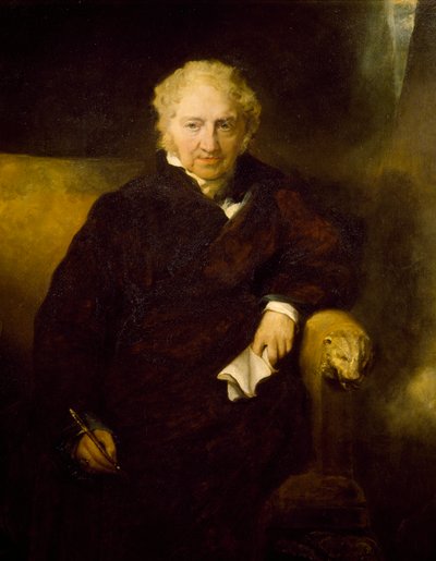 Portret van de schilder Johann Heinrich Fussli door Thomas Lawrence