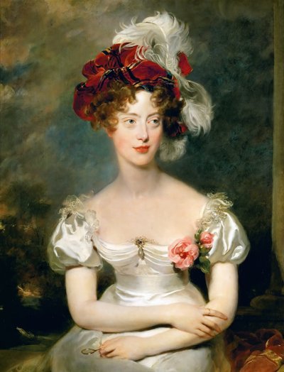 Prinses Caroline van Napels en Sicilië 1798-1870, hertogin van Berry door Thomas Lawrence