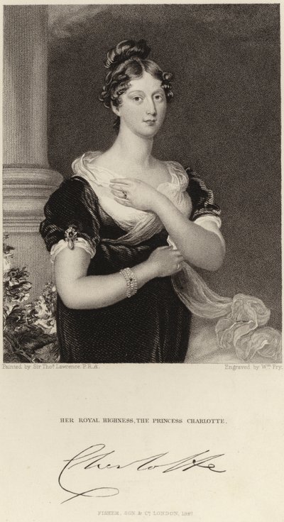 Prinses Charlotte van Wales door Thomas Lawrence