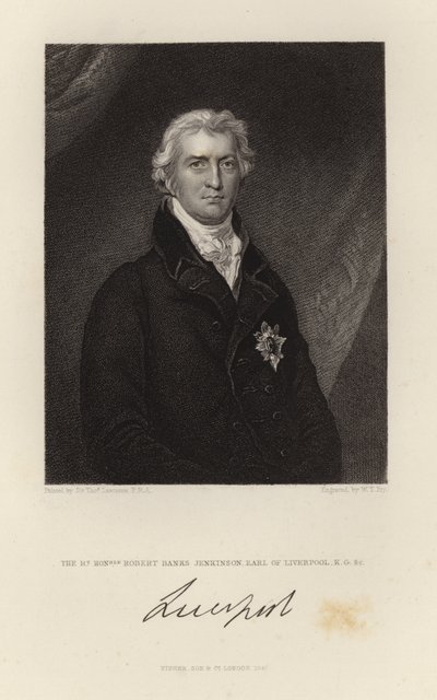 Robert Banks Jenkinson door Thomas Lawrence