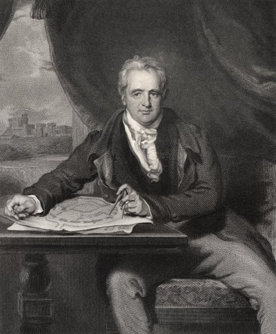 Sir Jeffry Wyatville, gegraveerd door H. Robinson, uit 