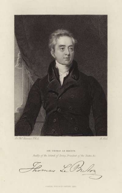 Sir Thomas Le Breton door Thomas Lawrence