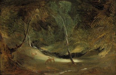 De bron van de Manifold in Ilam Park door Thomas Lawrence