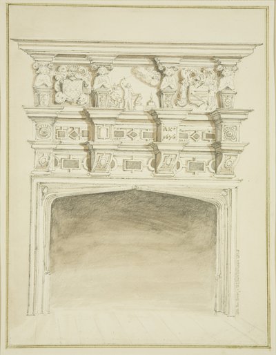 Schouw bij 49 Broad Quay door Thomas Leeson the Elder Rowbotham
