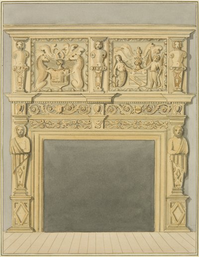 Schouw gedateerd 1632, op 128 Redcliffe Street door Thomas Leeson the Elder Rowbotham