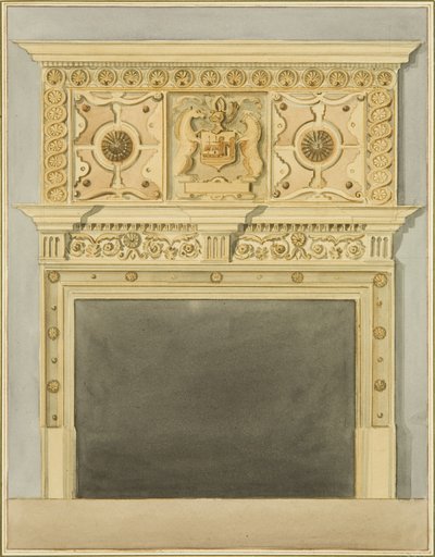 Schouw in het huis van Robert Adams door Thomas Leeson the Elder Rowbotham