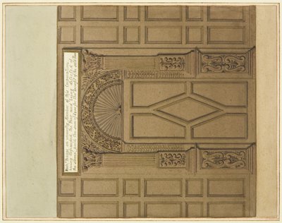 Binnenste deur van de Grote Kamer van de Munt, nu St Peter