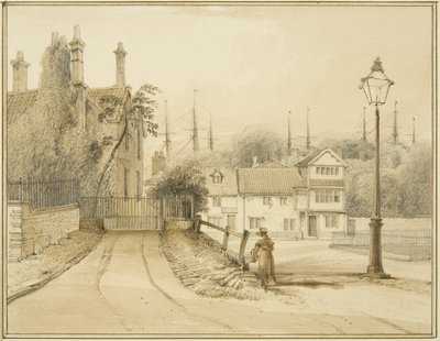 Lower College Green, of College Square door Thomas Leeson the Elder Rowbotham