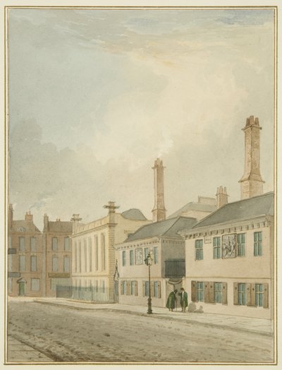 Almshouses van koopvaardijzeelieden, King Street door Thomas Leeson the Elder Rowbotham