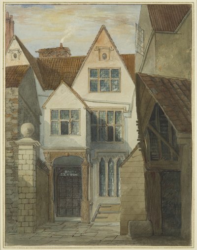 Woonhuis van de Koster in Whitson Court, St James