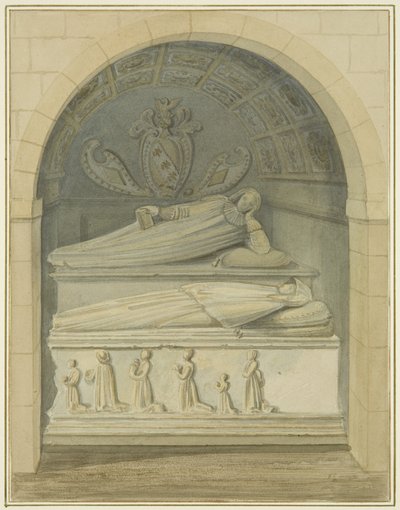 Graf van Hugh Brown in het kerkhof van St John