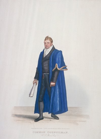 Gemeenteraadslid van de stad Londen, William John Reeves, in burgerkostuum door Thomas Lord Busby