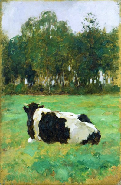 Een Koe in de Weide door Thomas Ludwig Herbst