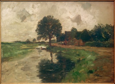 Kanaal in Siethwende door Thomas Ludwig Herbst