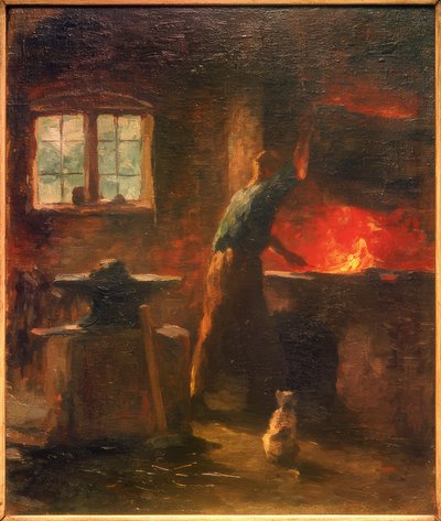 Smederij in Tangstedt door Thomas Ludwig Herbst