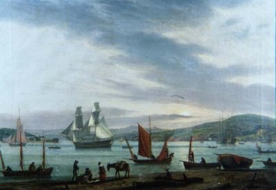 Het lossen van de vangst door Thomas Luny